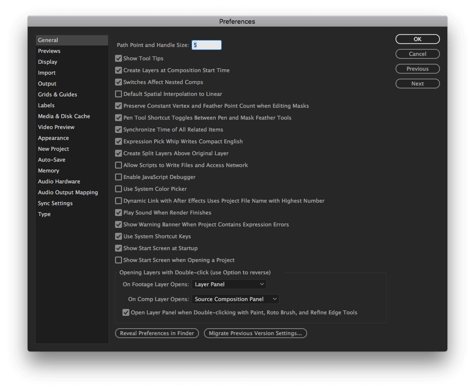 لیست بهترین کلید های میانبر در افتر افکت After Effect 2 AfterEffects Shortcuts6